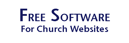 Free Software for Church Websites